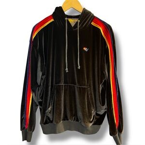Aviator Nation Classic Relaxed Velvet Hoodie Women's Small